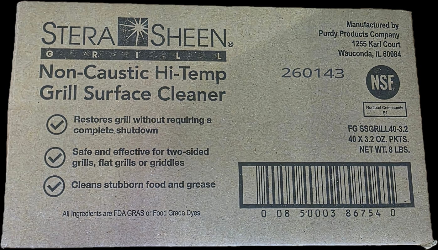 Stera-Sheen Grill Cleaner, Food-Safe, Non-Caustic, Powerful Grill and Griddle Surface Cleaner, Clean Hot Surfaces, 40 x 3.2 fl oz - Image 2