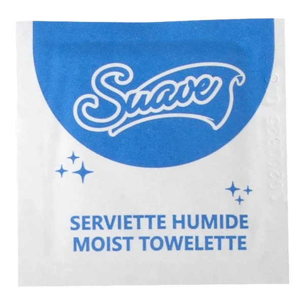 Suave Moist Towelette - Pack of 1000  - Disposables, Restaurant Packaging and Take-Out Supplies - Canadian Distribution - Ships Free Within Canada on Orders Above CAD $199