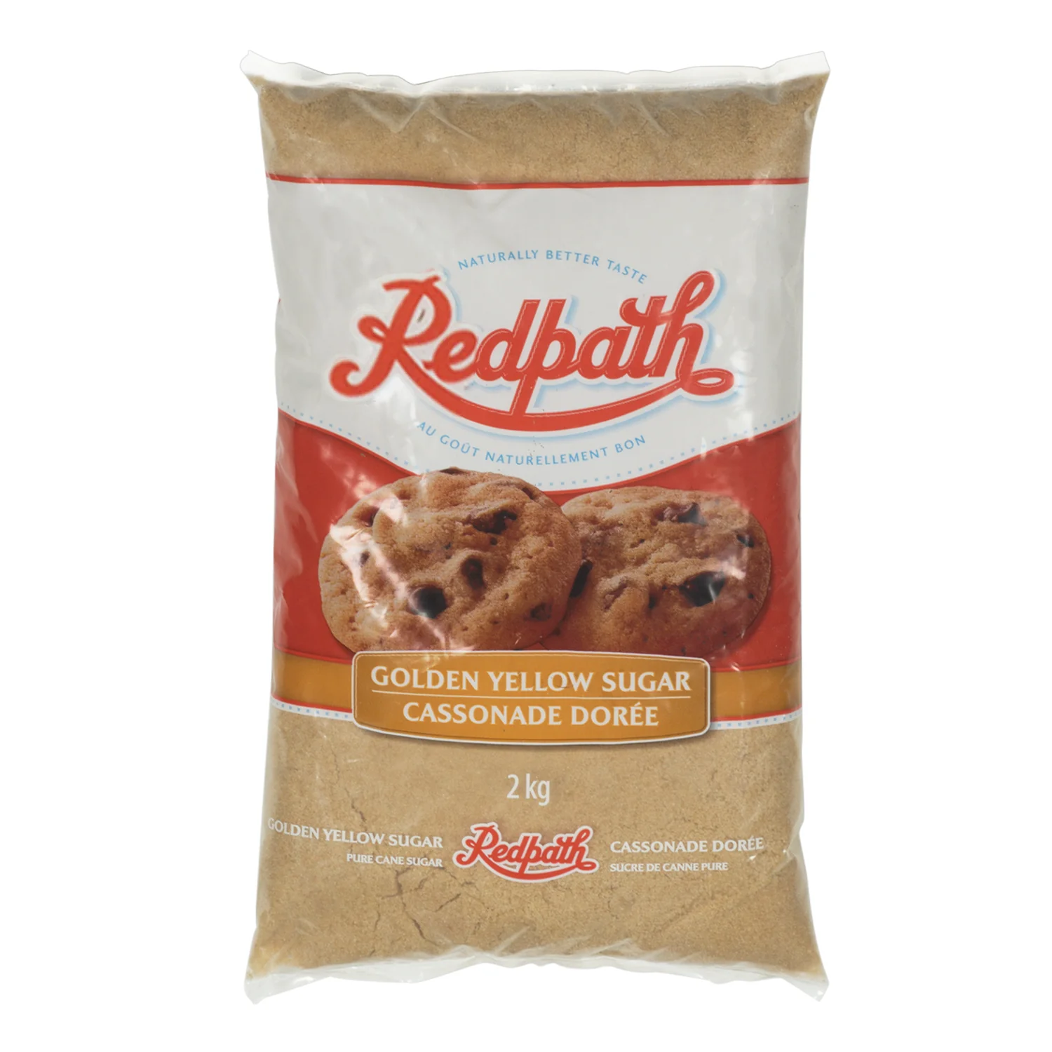 Sugar Brown Golden Yellow - 10 x 2 kg - Red Path - Restaurant and Foodservice Ingredients - Canadian Distribution - Ships Free Within Canada on Orders Above CAD $199