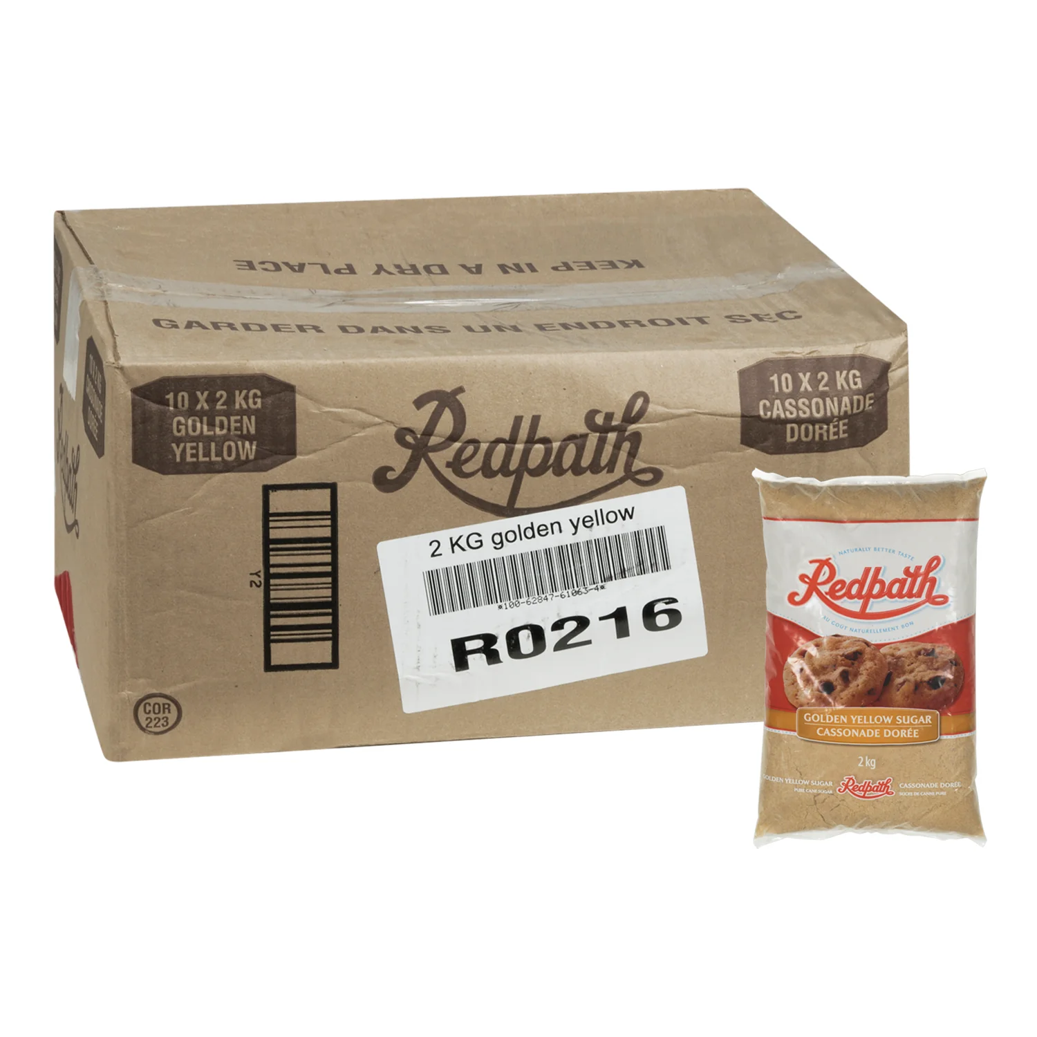Sugar Brown Golden Yellow - 10 x 2 kg - Red Path - Restaurant and Foodservice Ingredients - Canadian Distribution - Ships Free Within Canada on Orders Above CAD $199 - Image 3