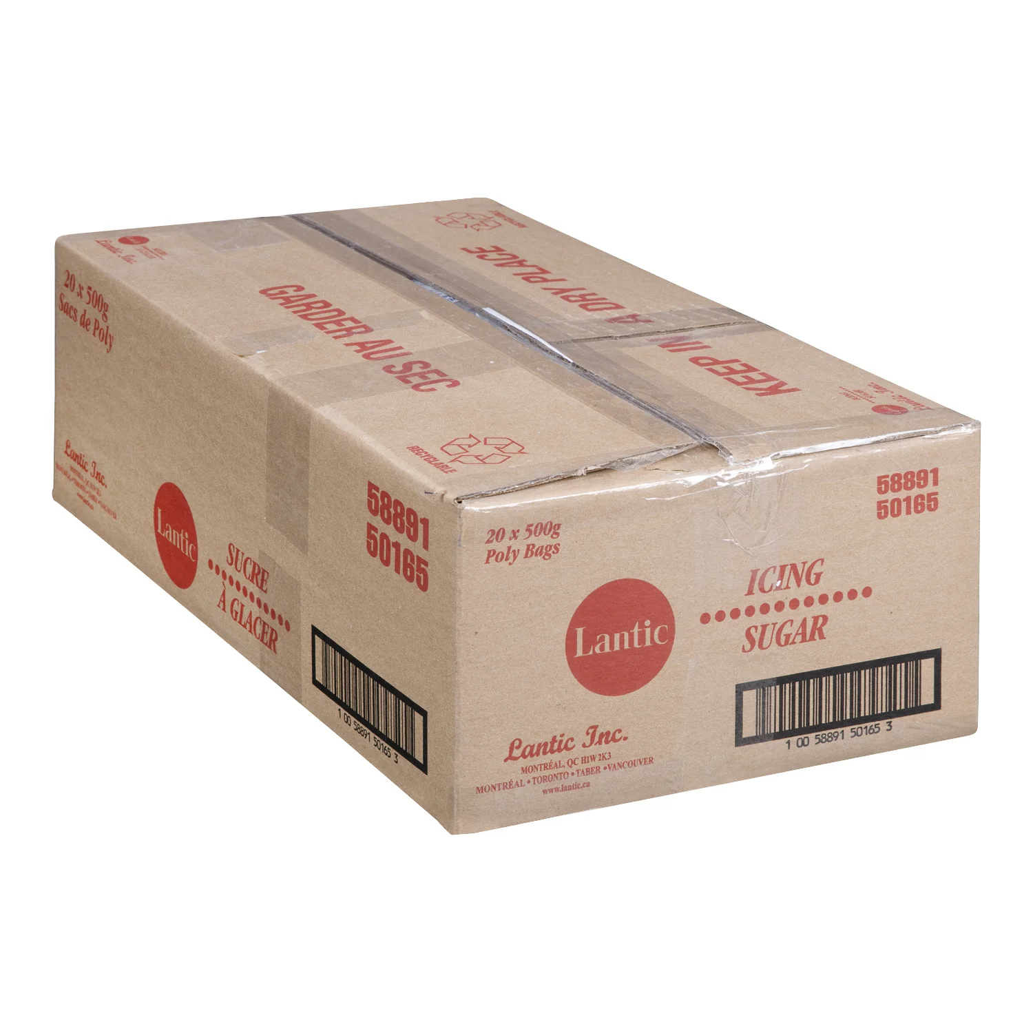 Sugar Icing - 20 x 500 g - Lantic Sugar Lt - Restaurant and Foodservice Ingredients - Canadian Distribution - Ships Free Within Canada on Orders Above CAD $199 - Image 2