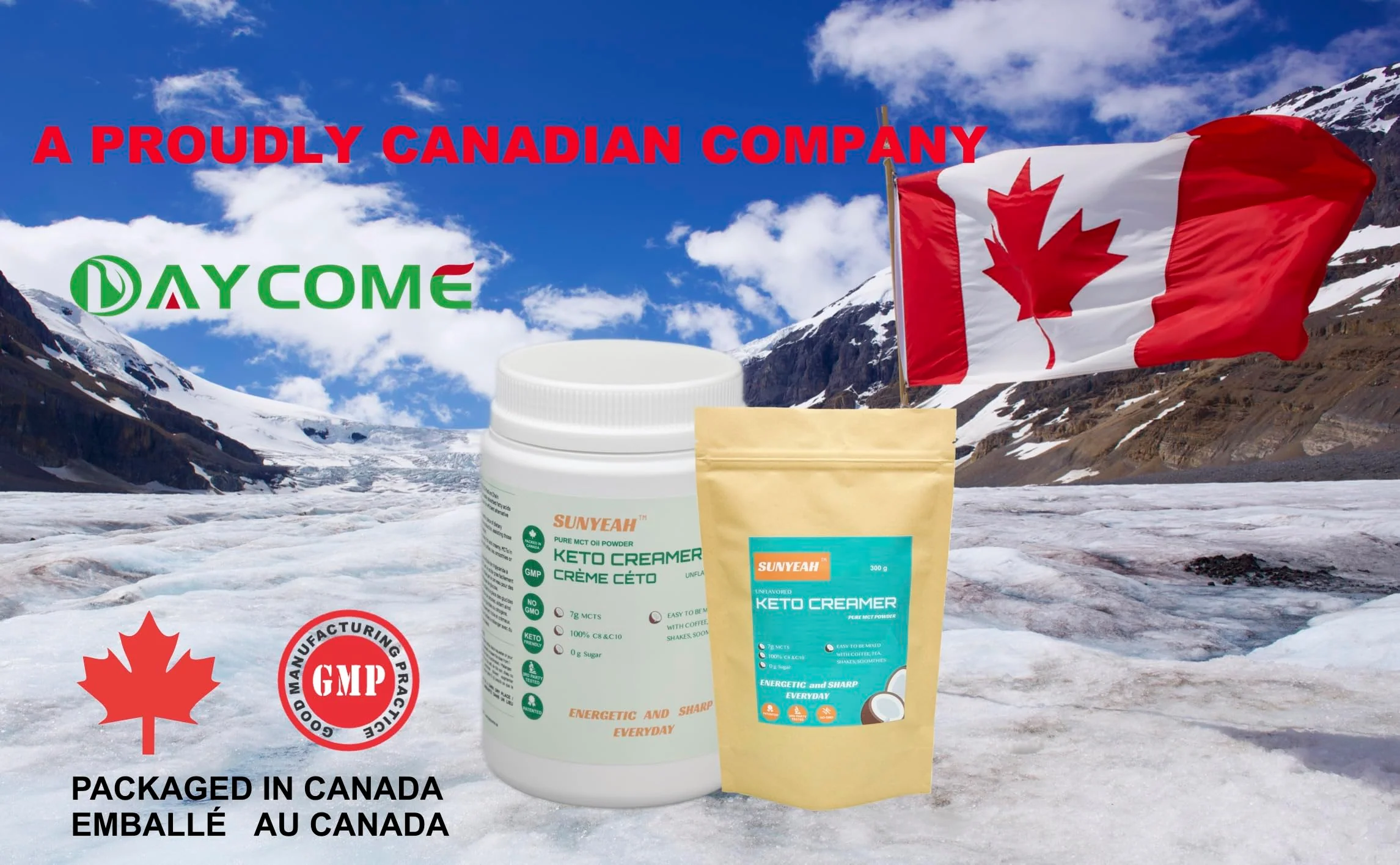 SUNYEAH โ MCT Oil Powder โ Unflavoured โ 300g โ Pure C8 C10 - Canadian Distribution - Ships Free Within Canada on Orders Above CAD $199 - Image 2