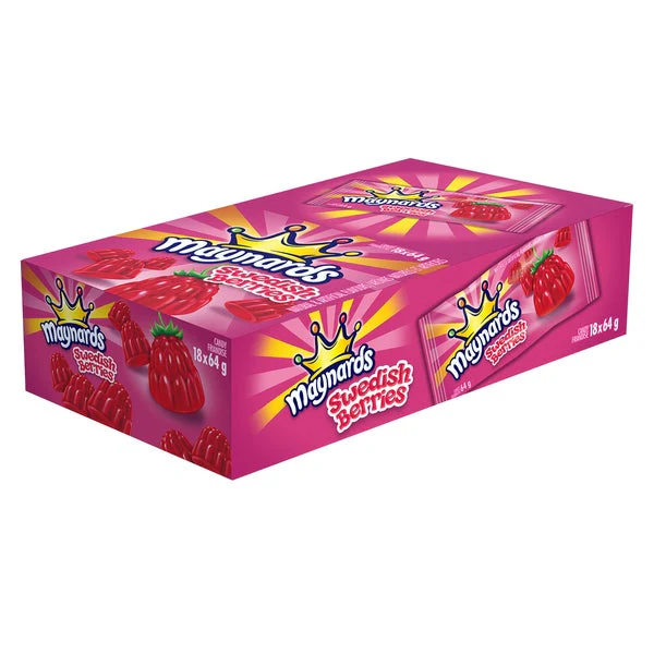 Swedish Berries - 4 Cases x 18 Bags x 64 g - Maynards - Canadian Distribution - Ships Free Within Canada on Orders Above CAD $199 - Image 2