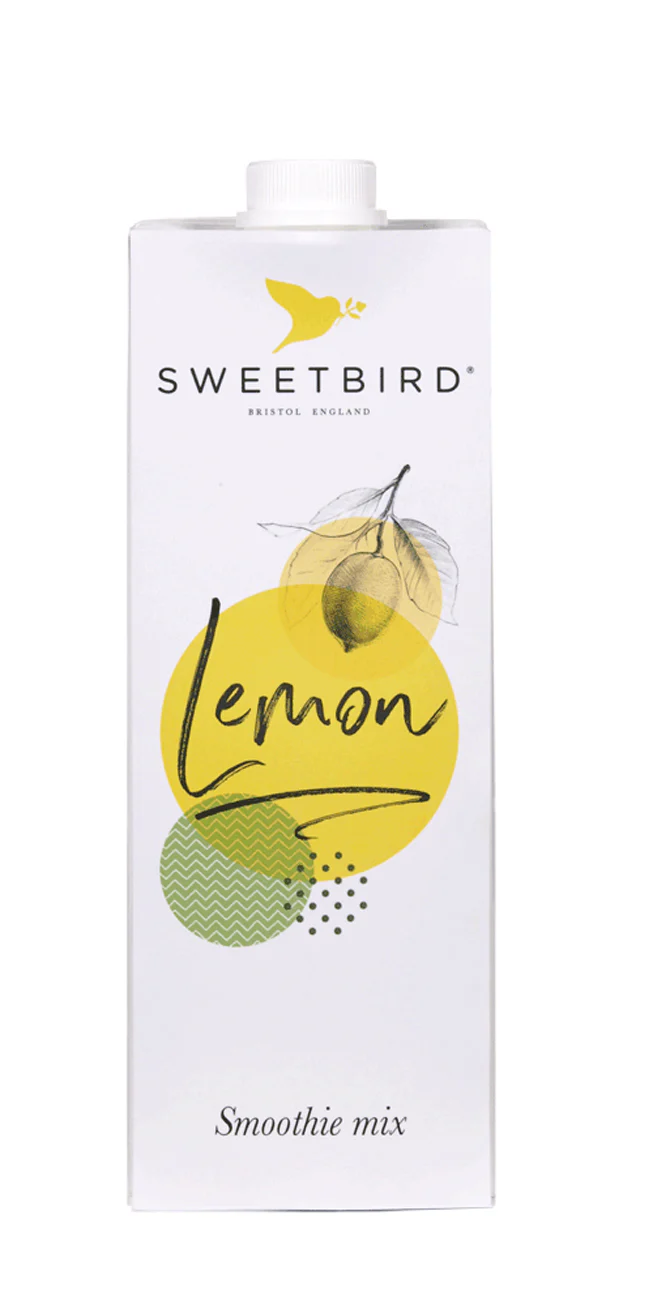 Sweetbird Smoothies - Lemon - 8 x 1 L Case - Vegan - Canadian Distribution