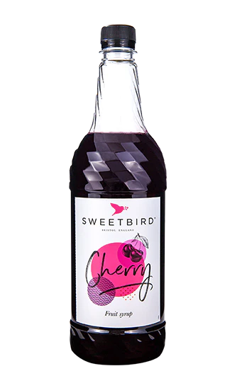 Sweetbird Syrup - Cherry - 6 x 1 L Case - Vegan - Canadian Distribution - Ships Free Within Canada on Orders Above CAD $199 - Image 2