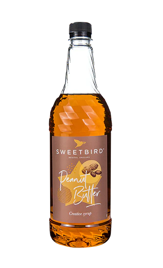 Sweetbird Syrup - Peanut Butter Limited Edition - 6 x 1 L Case - Vegan - Canadian Distribution - Ships Free Within Canada on Orders Above CAD $199