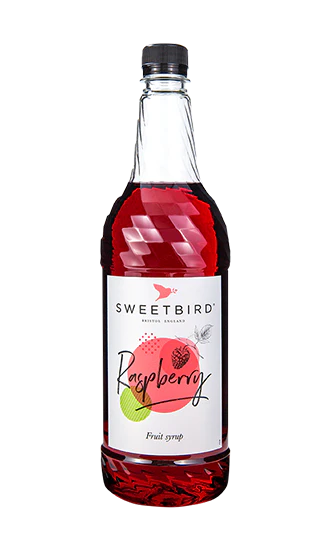 Sweetbird Syrup - Raspberry - 6 x 1 L Case - Vegan - Canadian Distribution - Ships Free Within Canada on Orders Above CAD $199