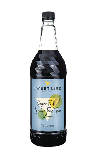 Sweetbird Syrup - Sugar Free Lemon Iced Tea - 6 x 1 L Case - Vegan - Canadian Distribution - Ships Free Within Canada on Orders Above CAD $199