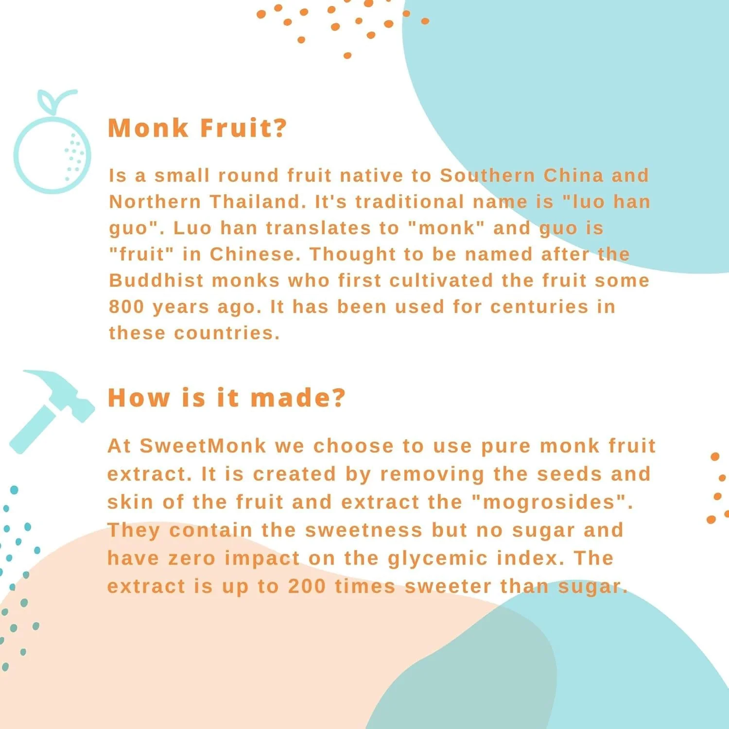 SweetMonk – Pure Monk Fruit Sweetener – Liquid – 50ml x 3 - Canadian Distribution - Ships Free Within Canada on Orders Above CAD $199 - Image 4