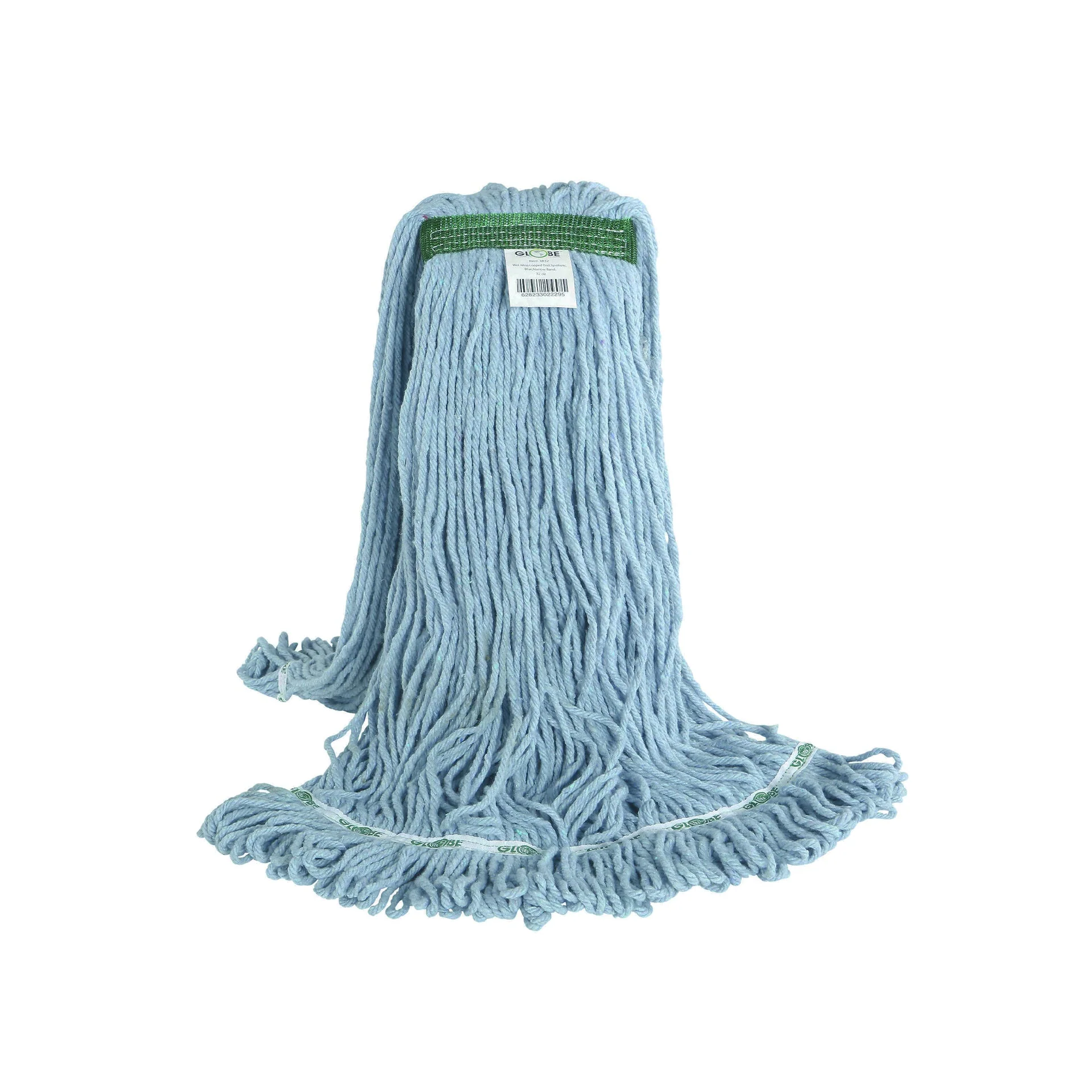 Syn-Pro® Synthetic Narrow Band Wet Blue Looped End Mop - Sold By The Case - Image 7