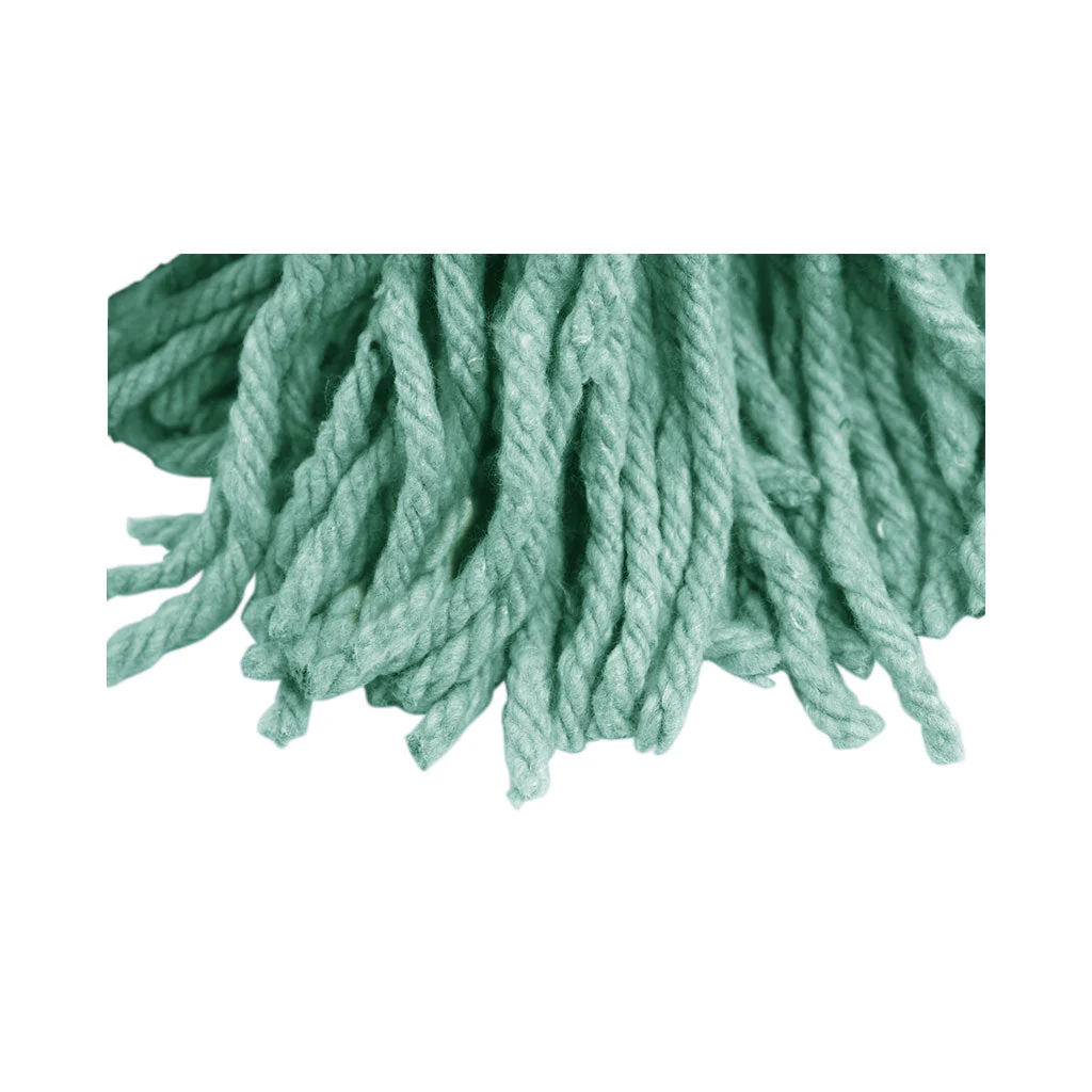 Syn-Pro® Synthetic Narrow Band Wet Green Cut End Mop - Sold By The Case - Image 2