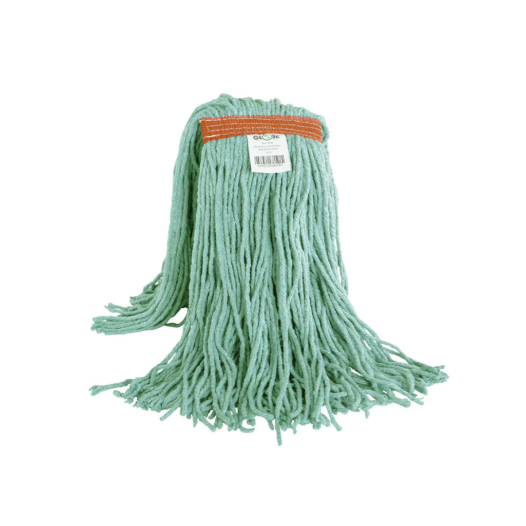Syn-Pro® Synthetic Narrow Band Wet Green Cut End Mop - Sold By The Case - Image 4