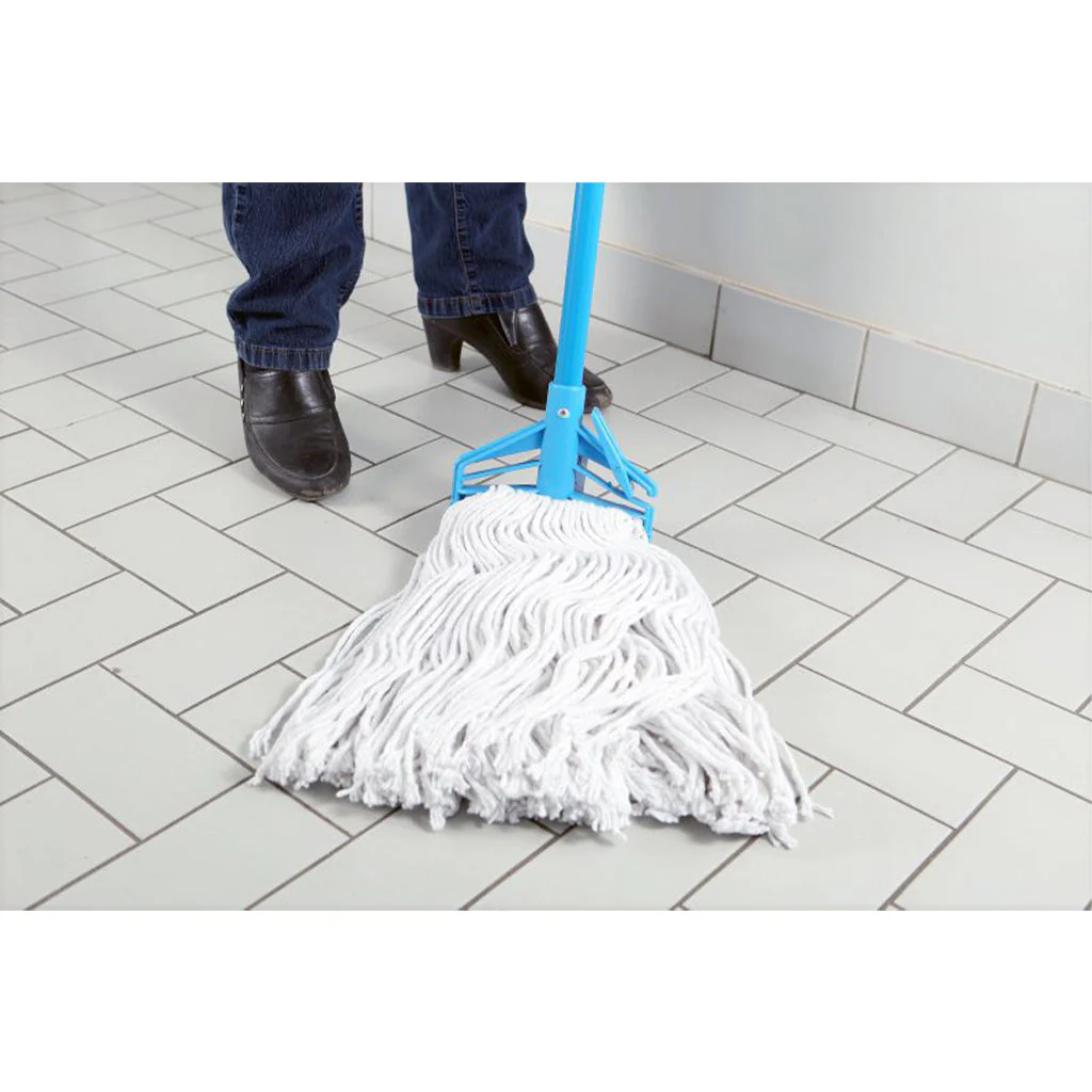 Syn-Pro® Synthetic Narrow Band Wet White Cut End Mop - Sold By The Case - Image 4