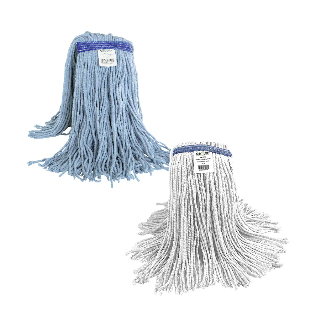 Syn-Pro® Synthetic Narrow Band Wet White Cut End Mop - Sold By The Case - Image 6