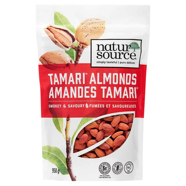 Tamari Almonds - 4 x 950 g - Natursource - Canadian Distribution - Ships Free Within Canada on Orders Above CAD $199