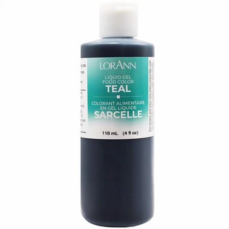 Teal Liquid Gel Coloring - Food Coloring - 4oz - 32oz - Ships Free Within Canada on Orders Above CAD $199