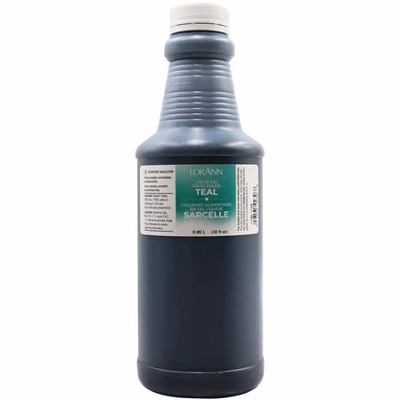 Teal Liquid Gel Coloring - Food Coloring - 4oz - 32oz - Ships Free Within Canada on Orders Above CAD $199 - Image 2