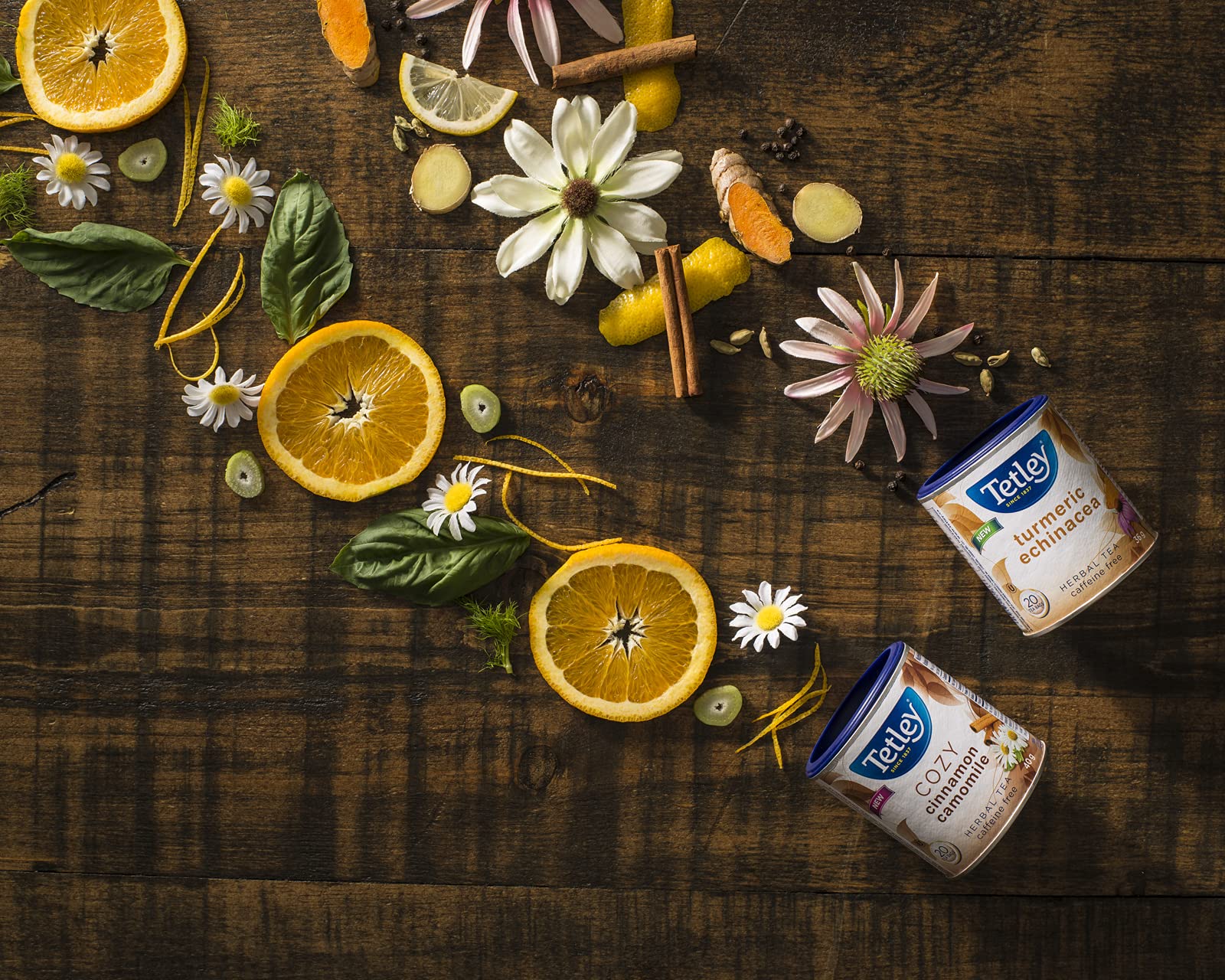 Tetley Turmeric Echinacea Herbal Tea - 20 Bags per Box, 36g, Caffeine-Free, 6-Pack Bundle (120 Total Bags) - Canadian Distribution - Ships Free Within Canada on Orders Above CAD $199 - Image 4
