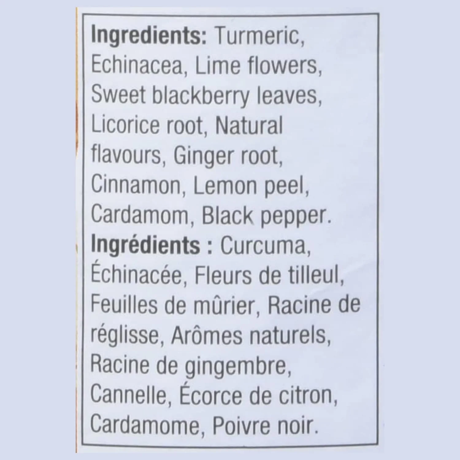 Tetley Turmeric Echinacea Herbal Tea - 20 Bags per Box, 36g, Caffeine-Free, 6-Pack Bundle (120 Total Bags) - Canadian Distribution - Ships Free Within Canada on Orders Above CAD $199 - Image 7