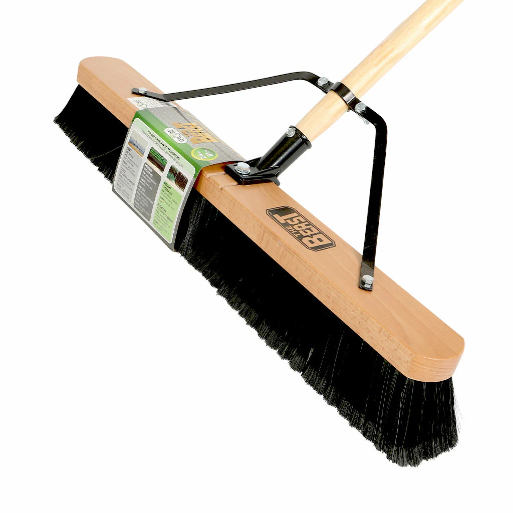 The Beast™ Assembled Wood Block Contractor Push Brooms - Sold By The Case - Image 7