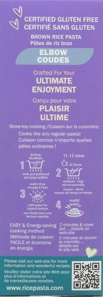 Tinkyada Brown Rice Elbow Pasta, 2 x 454g - Canadian Distribution - Ships Free Within Canada on Orders Above CAD $199 - Image 2
