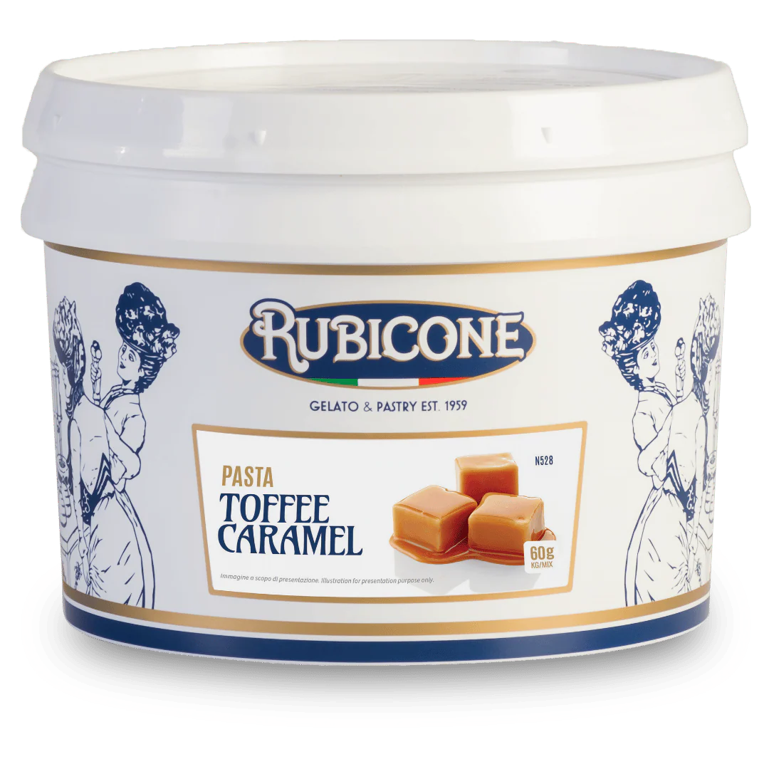 "PRE-ORDER" Toffee Caramel Paste - Classic Gelato Pastes - Case of 2 x 3 KG Buckets - Rubicone Canada - Ships Free Within Canada on Orders Above CAD $199 - Image 2