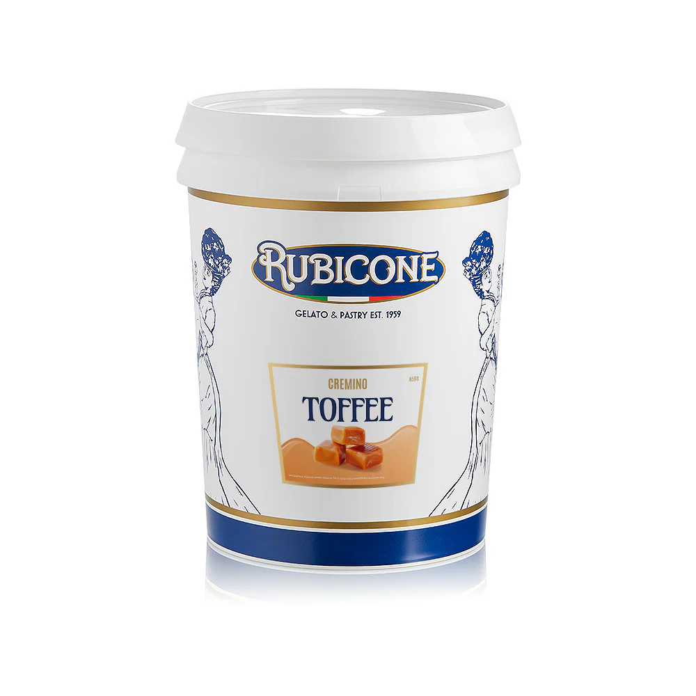 "PRE-ORDER" Toffee Spreadable Filling Cream - Cremino Toffee - Case of 2 x 5 KG Buckets - Rubicone Canada - Ships Free Within Canada on Orders Above CAD $199 - Image 2