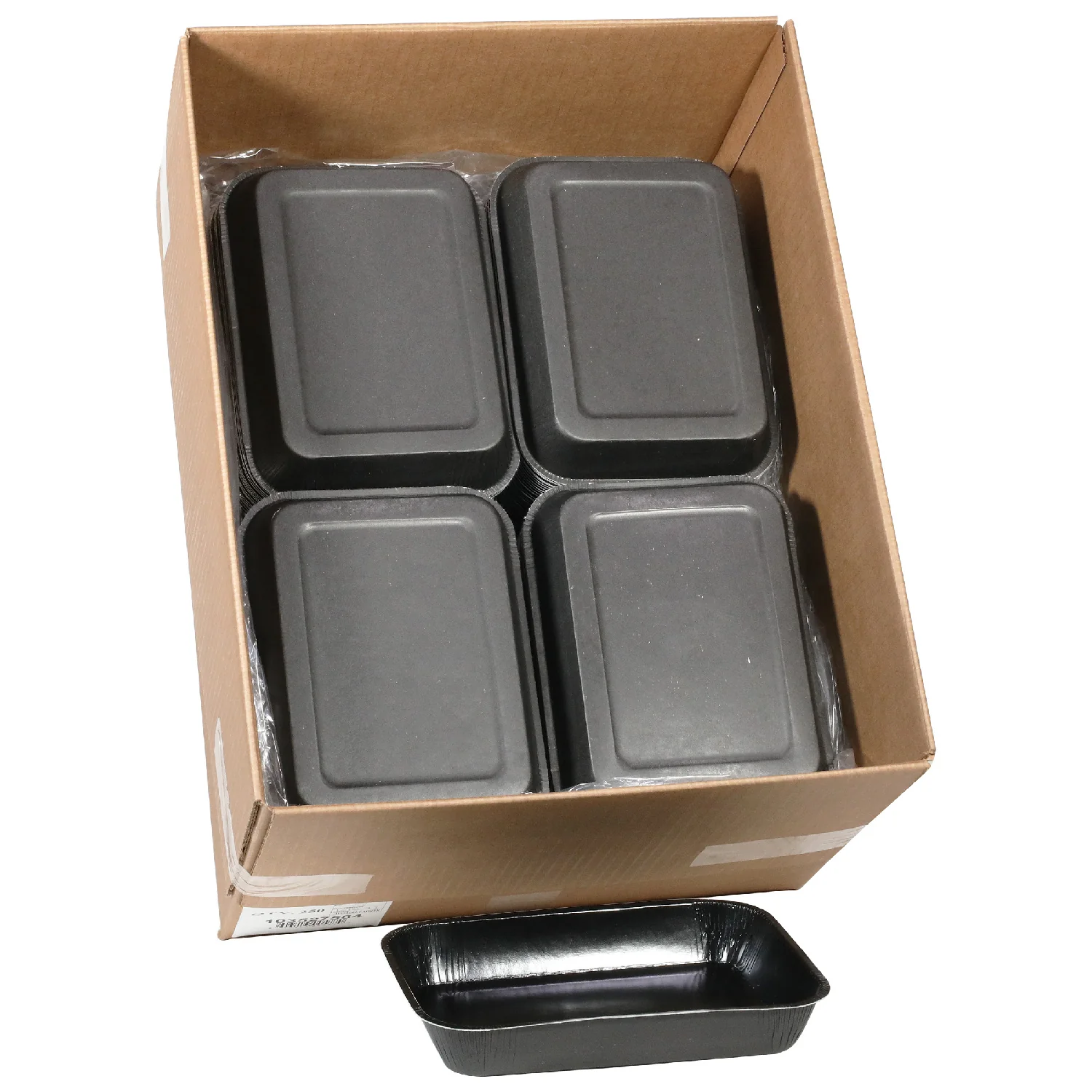 "NON-STOCK SPECIAL ORDER" Tray Paper Dual Ovenable Black Ovnbl Blk PFAS-Free - 1 x 250 count - Pactiv Corp - Packaging and Accessories - Restaurant Supplies and Equipment - Canadian Distribution - Image 2