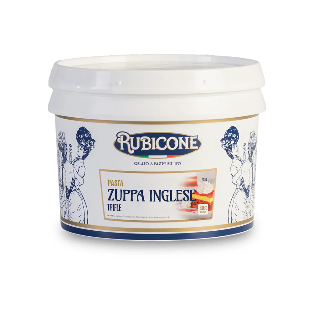 "PRE-ORDER" Trifle (Zuppa Inglese) Paste - Classic Gelato Pastes - Case of 2 x 3 KG Buckets - Rubicone Canada - Ships Free Within Canada on Orders Above CAD $199 - Image 2