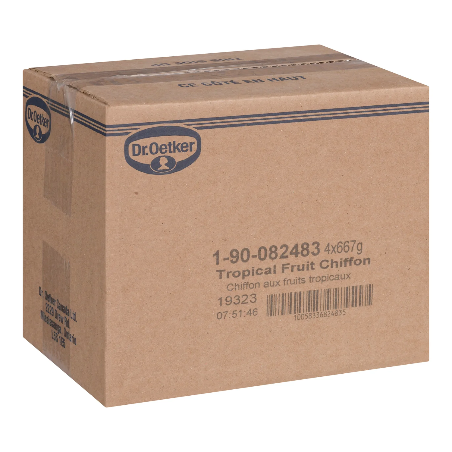 Tropical Fruit Chiffon Mousse Dessert - Oetker - 4 x 667 grams - Baking Mixes and Ingredients - Canadian Distribution - Ships Free Within Canada on Orders Above CAD $199 - Image 2