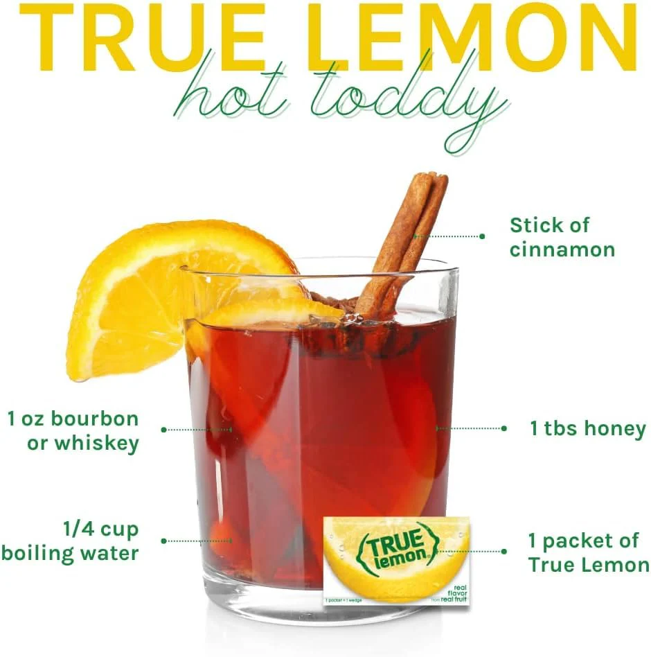 True Lemon โ Water Enhancer โ Lemon โ 100 Packets โ Sugar-Free - Canadian Distribution - Ships Free Within Canada on Orders Above CAD $199 - Image 2
