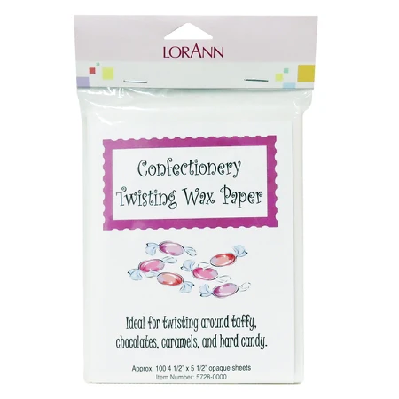 Twisting Wax Paper - 100 pack, 2000 pack - Candy Accessories - Canadian Distribution - Ships Free Within Canada on Orders Above CAD $199 - Image 2
