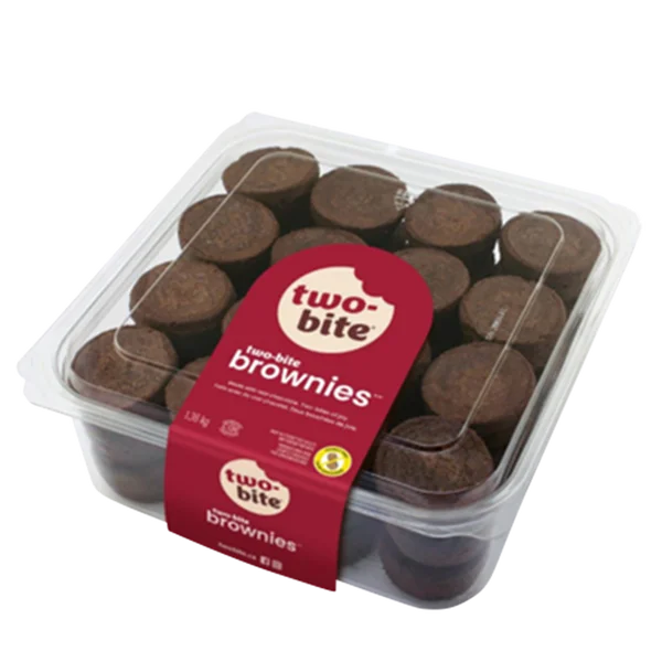 Two-bite Brownies - 4 x 1.36 kg - Give & Go - Canadian Distribution - Ships Free Within Canada on Orders Above CAD $199