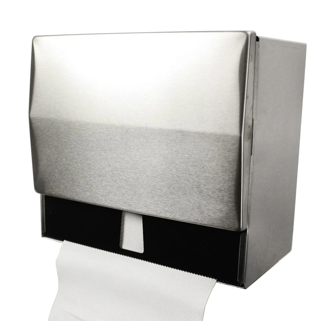 Universal Roll and Single Fold Paper Towel Dispenser - Sold By The Case - Image 7