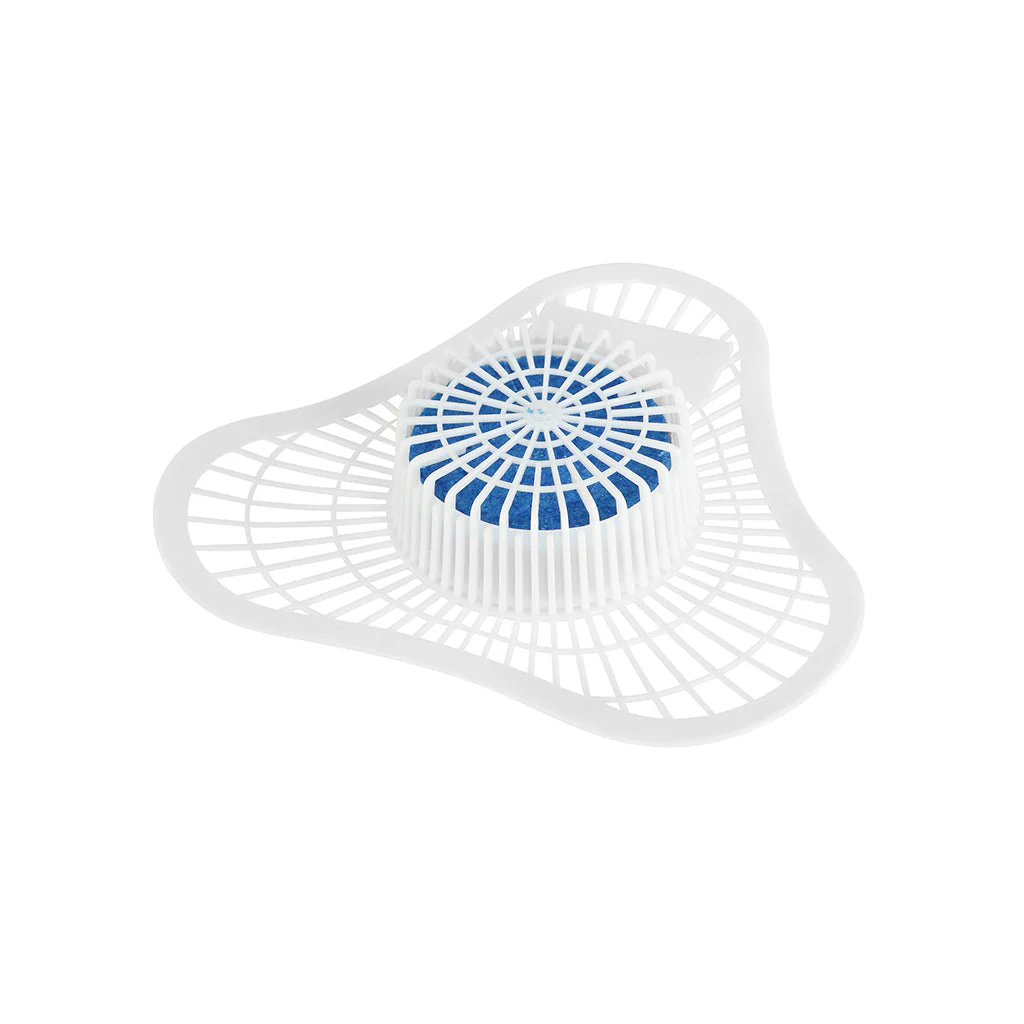 Urinal Screen With Blue Cherry Non-Para Deodorant Block - Sold By The Case