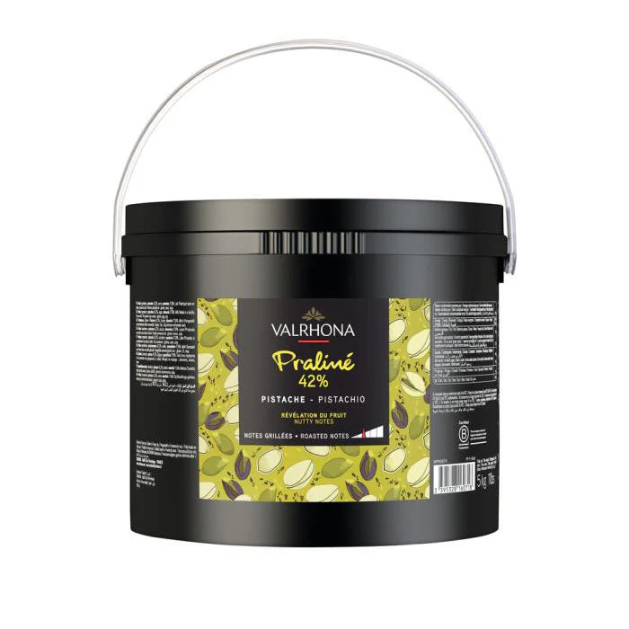 VALRHONA Pistachio Praliné 42% - 5kg - Canadian Distribution - Ships Free Within Canada on Orders Above CAD $199 - Image 2
