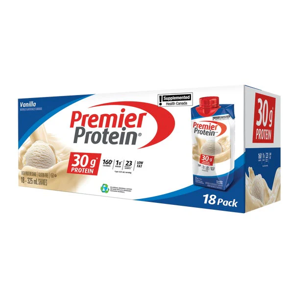 Vanilla Shake - 18 Ă— 325 mL - Premier Protein - Health and Wellness - Canadian Distribution - Ships Free Within Canada on Orders Above CAD $199 - Image 3