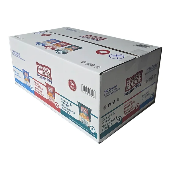 Variety Pack - 4 Cases x 24 Packs x 60 g - Covered Bridge - Canadian Distribution - Ships Free Within Canada on Orders Above CAD $199 - Image 2