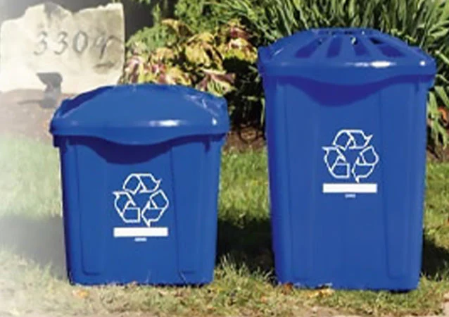 Vented Curbside Recycling Bin Lid - Sold By The Case - Image 2
