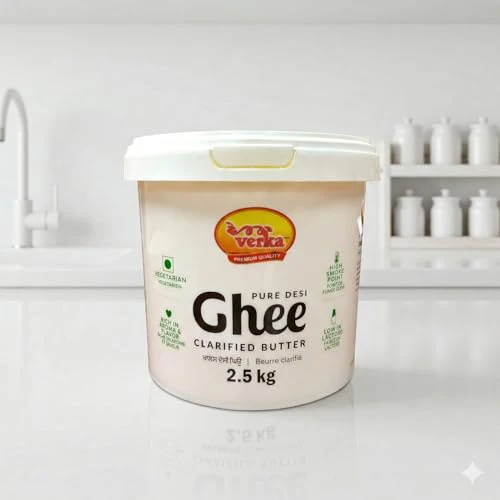Verka Pure Desi Ghee (Clarified Butter), 2.5 kg - Canadian Distribution - Ships Free Within Canada on Orders Above CAD $199 - Image 3