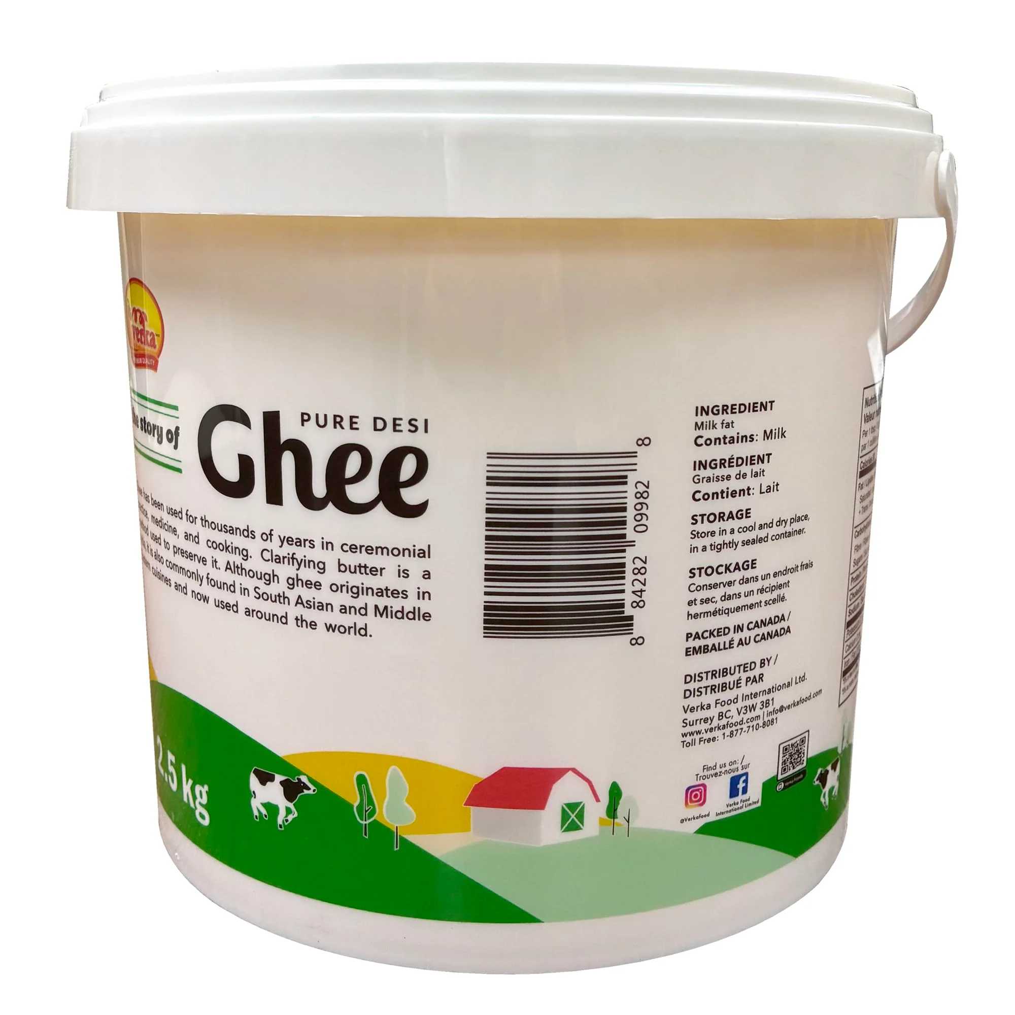 Verka Pure Desi Ghee (Clarified Butter), 2.5 kg - Canadian Distribution - Ships Free Within Canada on Orders Above CAD $199 - Image 5