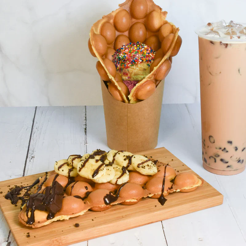 Waffle Powder Mix | NEW Bubble Waffle Mix | 2.2 Lbs. Bag - Bossen Canada - Ships Free Within Canada on Orders Above CAD $199 - Image 2