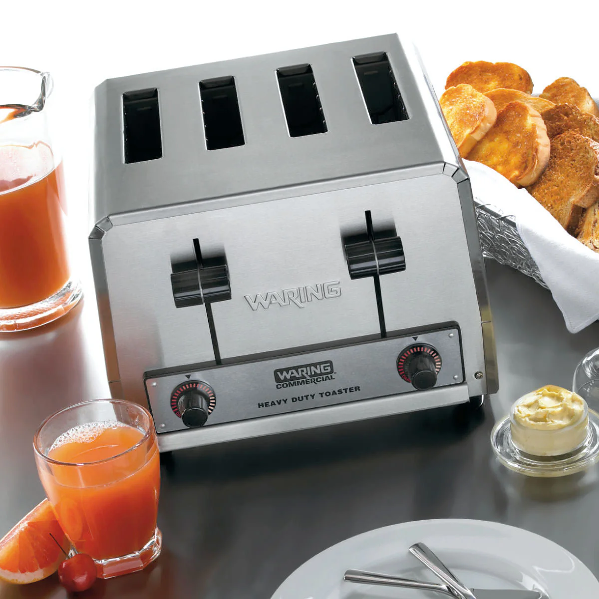 WCT805B 4-Slice Commercial Heavy-Duty Toaster by Waring Commercial - Image 2