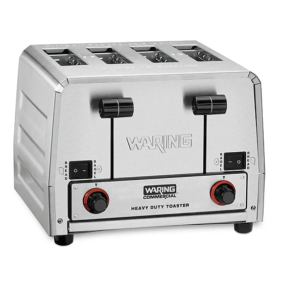 WCT855 4-Slice Commercial Heavy-Duty Switchable Bagel/Toast Toaster by Waring Commercial