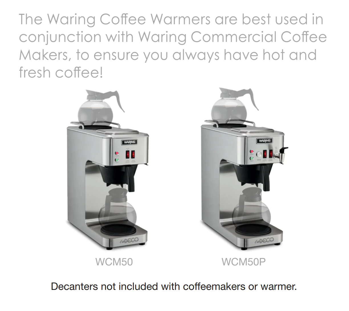 WCW10 Single Burner Coffee Warmer by Waring Commercial - Image 4