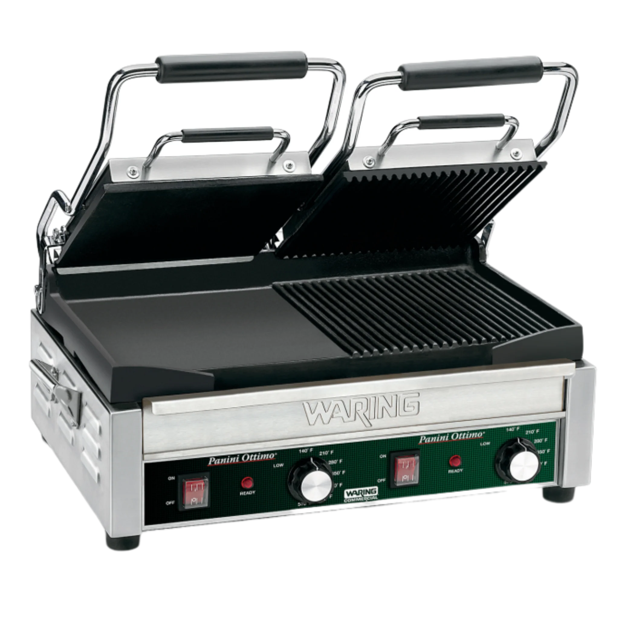 WDG300 Hybrid Panini Ottimo - Double Panini & Flat Grill by Waring Commercial