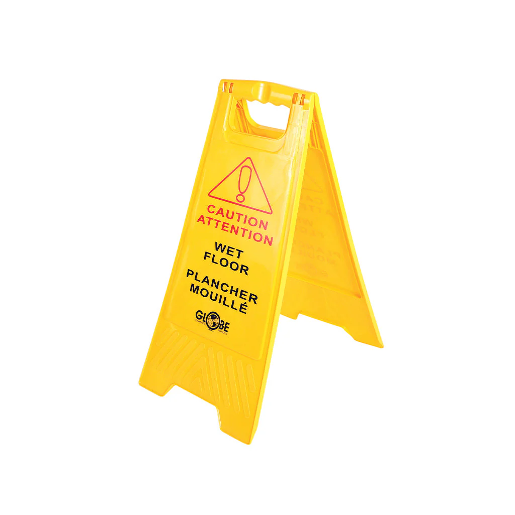 Wet Floor Sign English-French - Sold By The Case