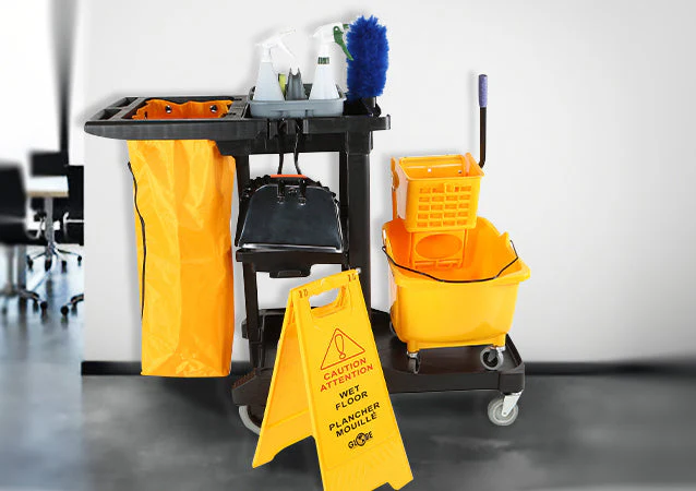 Wet Floor Sign English-French - Sold By The Case - Image 2