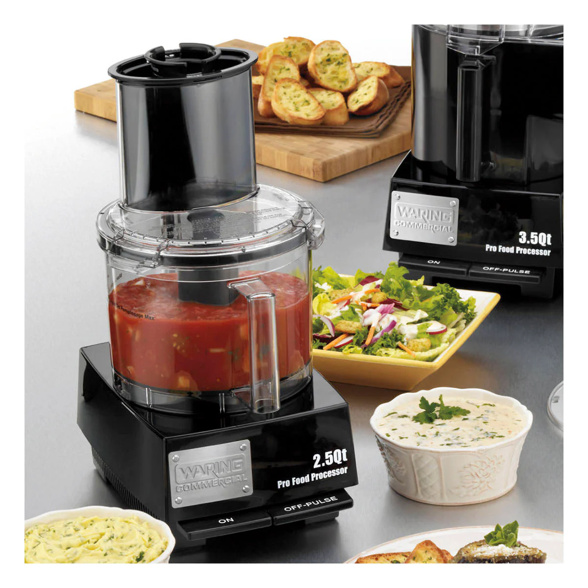 WFP11S - 2.5-Qt. Bowl Cutter Mixer with LiquiLock Seal System by Waring Commercial - Image 2