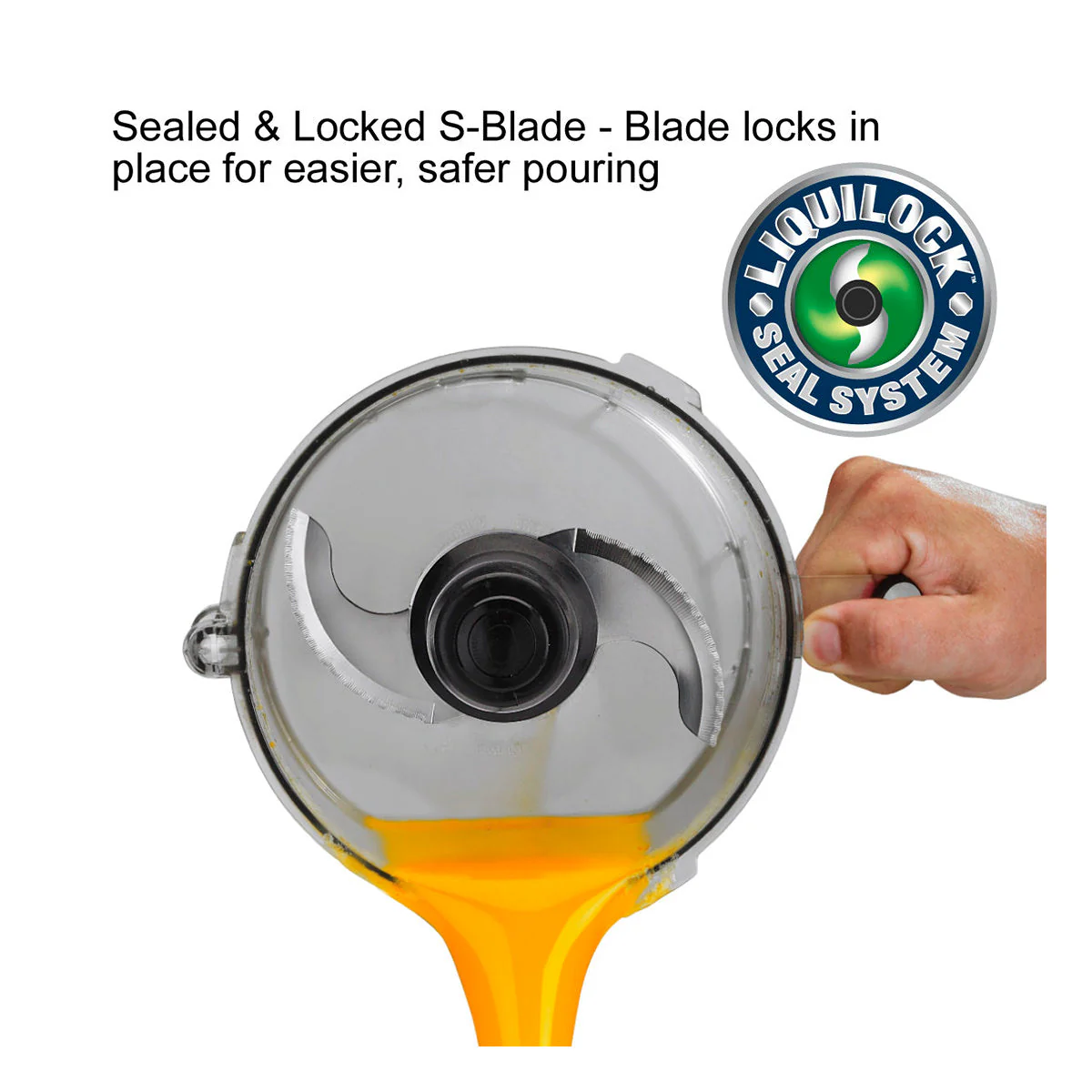 WFP14SW - 3.5-Qt. Bowl Cutter Mixer with Flat Lid and LiquiLock Seal System by Waring Commercial - Image 4